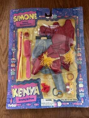 1994 Tyco Simone Kenya's Beautiful Sister Doll Fashion Outfit Set No. 56113